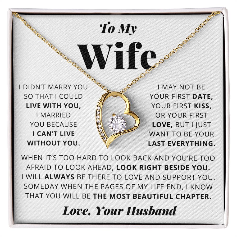 Wife - Most Beautiful Chapter - Forever Love Necklace